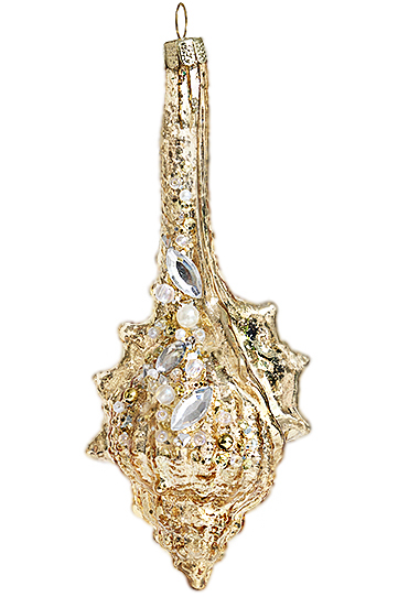 Ракушка Мурекс золотая винтаж GLT1312